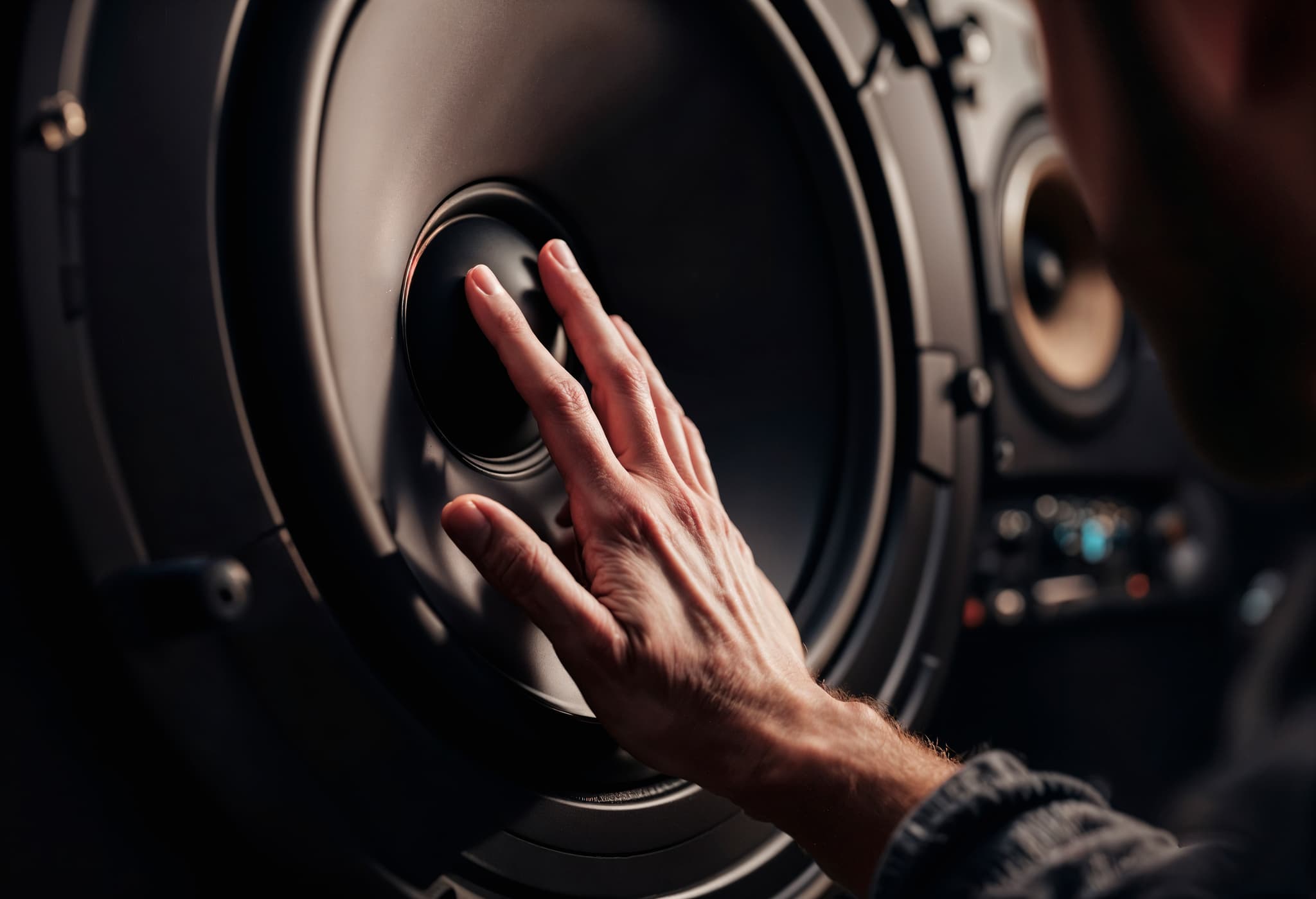 Speaker with sound