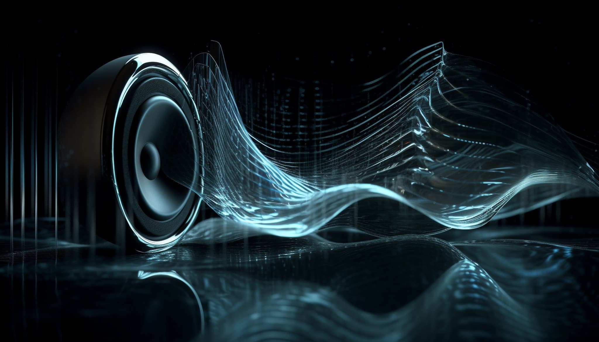 Speaker with sound